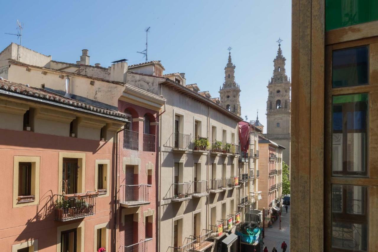 Los Apartamentos De Elena, Centro Historico Y Ascensor By Apartamentos 로그로노 외부 사진